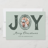 緑の落書き 喜びの写真 クリスマス (正面)