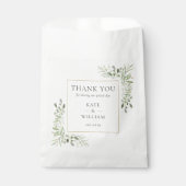 緑の葉ありがとうバッグ フェイバーバッグ (正面)