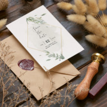 緑の葉と金ゴールド枠