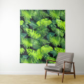 緑の葉のクラスター タペストリー (インサイチュ)