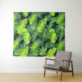緑の葉のクラスター タペストリー (インサイチュ(横))