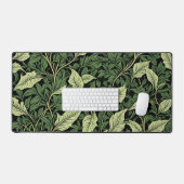 緑の葉のクラスター デスクマット (キーボード&マウス)