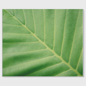 緑の葉のクローズアップ写真 ラッピングペーパー (フラット)