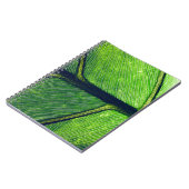 緑の葉のマクロ写真 ノートブック (左側)