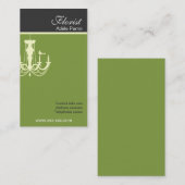 緑の葉の名刺 名刺 (正面/裏面)