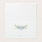 緑の葉の座席表 – 折り畳み (外部フラット)