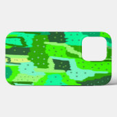 緑の葉の抽象芸術 Case-Mate iPhoneケース (裏面 (横))