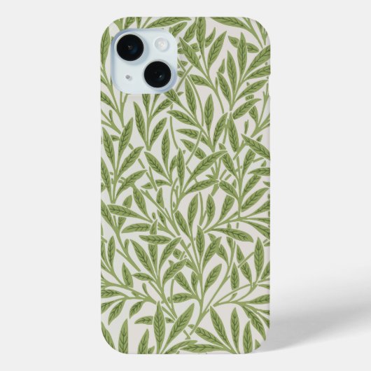 緑の葉の枝の模様 Case-Mate iPhoneケース (裏面)