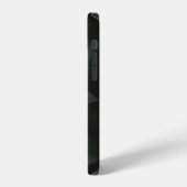 緑の葉の植物 iPhoneケース (左側面)