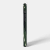 緑の葉の植物 iPhoneケース (左側面)