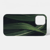 緑の葉の植物 iPhoneケース (裏面横)