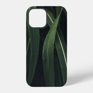 緑の葉の植物 iPhone 12ケース