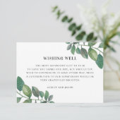 緑の葉の水結婚色が強い エンクロージャーカード (スタンド正面)