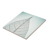 緑の葉の骨組 タイル (側面)