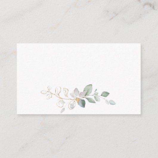 緑の葉はゲームの数を推測 エンクロージャーカード (裏面)