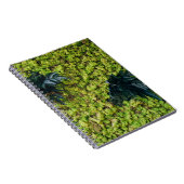 緑の葉を持つ植物 ノートブック (右側)