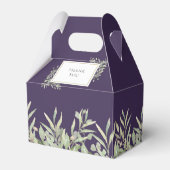 緑の葉パープル結婚ズ フェイバーボックス (裏面サイド)