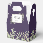 緑の葉パープル結婚ズ フェイバーボックス (オープン)