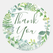 緑の葉リースありがとう