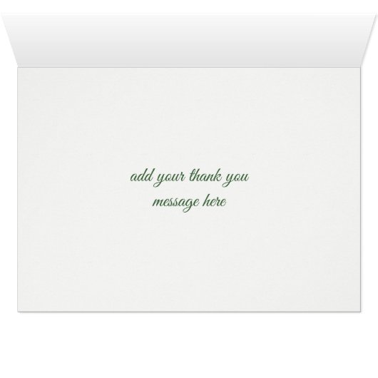 緑の葉リース水彩ありがとう (内部横(下))