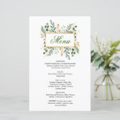 緑の葉レッドベリー結婚のクリスマスメニュー (スタンド正面)