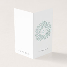 緑の葉地図と結婚詳細の円