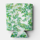 緑の葉模様 缶クーラー (裏面)