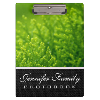 緑の葉背景 クリップボード