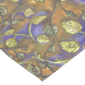 緑の葉金ゴールドはラズベリーブッシュブルー ショートテーブルランナー (コーナー)