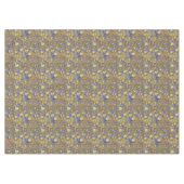 緑の葉金ゴールドはラズベリーブッシュブルー テーブルクロス (正面(横))