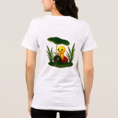緑の葉陰で トライブレンドTシャツ (裏面)