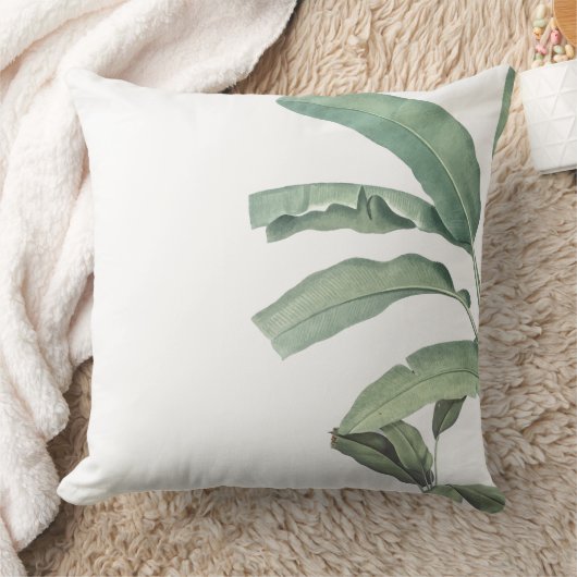 緑の葉 クッション (ブランケット)