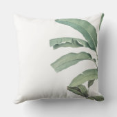 緑の葉 クッション (裏面)