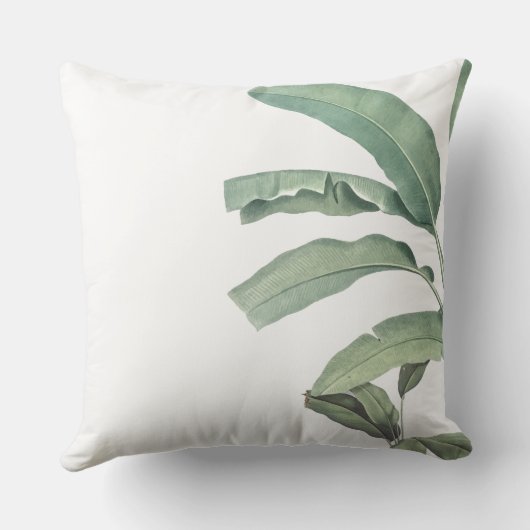緑の葉 クッション (裏面)