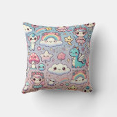 緑の葉 クッション (裏面)