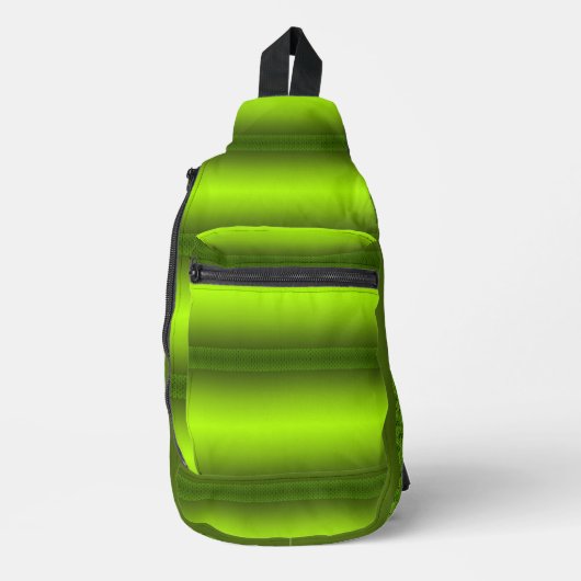 緑の葉 スリングバッグ (正面)