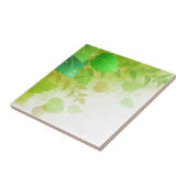 緑の葉 タイル (側面)