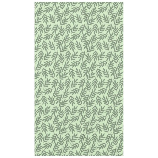 緑の葉 テーブルクロス (正面)