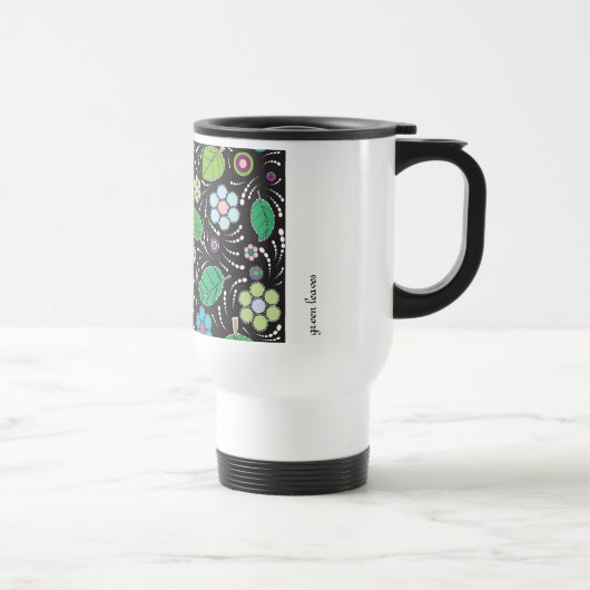 緑の葉 トラベルマグ (右)