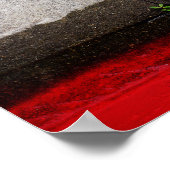 緑の葉 ポスター (角)