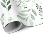 緑の葉 ラッピングペーパー (ロールコーナー)