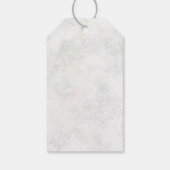 緑の葉、（鳥）ショウジョウコウカンチョウバードクリスマス ギフトタグ (裏面)