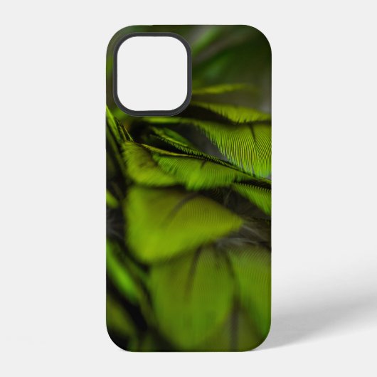 緑の葉 iPhoneケース (裏面)