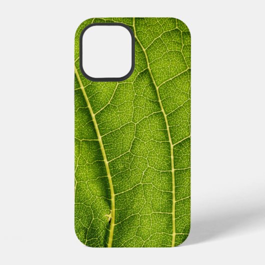 緑の葉 iPhoneケース (裏面)