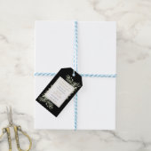 緑の葬儀記念シードパケットの写真 ギフトタグ (より糸付き)