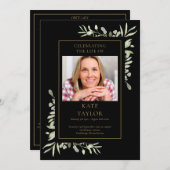 緑の葬儀追悼行事 プログラム (正面/裏面)