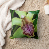 緑の蘭の装飾用クッション クッション (ブランケット)