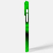 緑の虹を象の皮の革のオプティックに Case-Mate iPhoneケース (裏面 / 左)