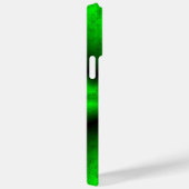 緑の虹を象の皮の革のオプティックに Case-Mate iPhoneケース (裏面 / 右)