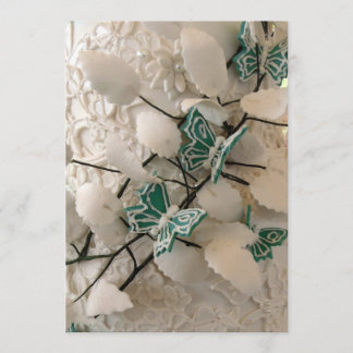 緑の蝶の招待状 招待状